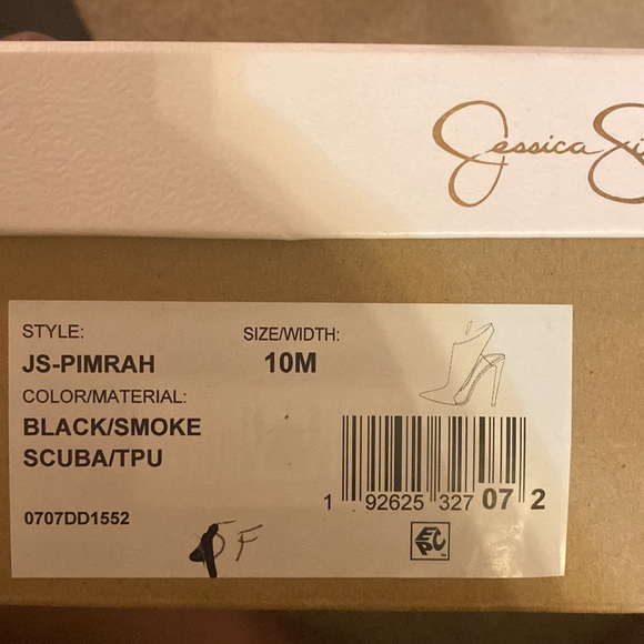 JESSICA SIMPSON - POLYESTER BLACK SHOES - Picture 2 of 8